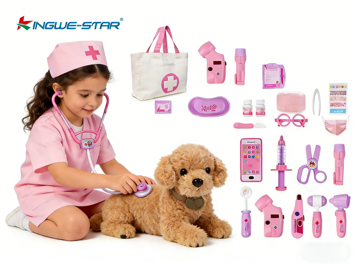 Pretend Play Doctor Toy Kit for Girls
